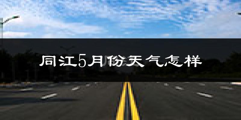 同江市5月份天气如何?很冷吗?