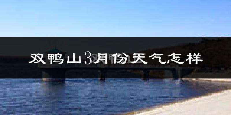 双鸭山市3月份天气如何?很冷吗?