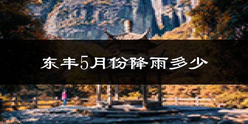 东丰5月份降雨多少?