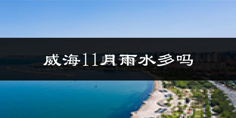 威海11月雨水多吗?