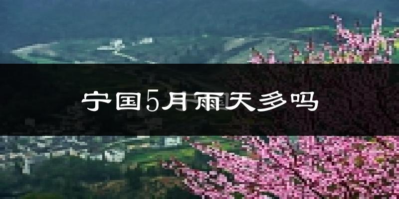 宁国5月雨天多吗?