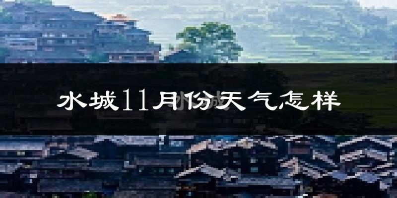 水城11月份天气怎样?水城十一月冷吗?
