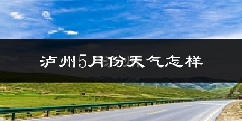 泸州5月份天气如何?很热吗?