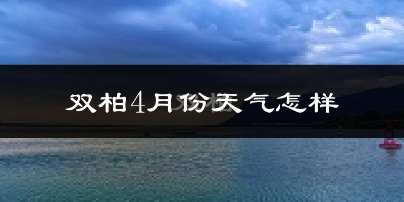 双柏县4月份天气如何?天气冷热情况分析