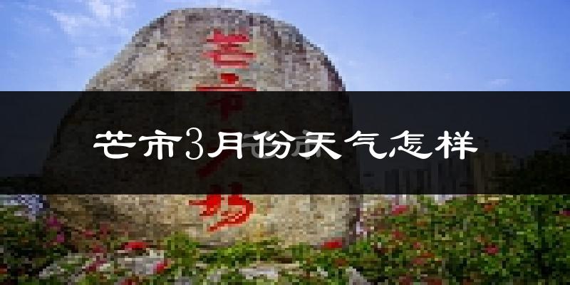 芒市3月份天气怎样?芒市三月冷不冷?