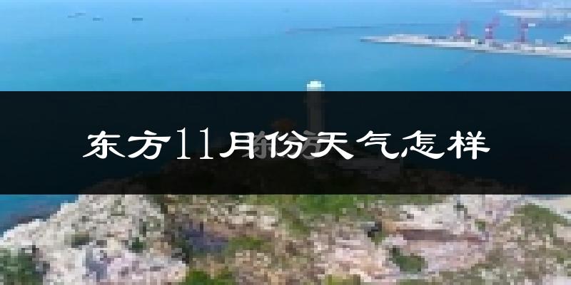 东方11月份天气怎样?东方十一月冷不冷?